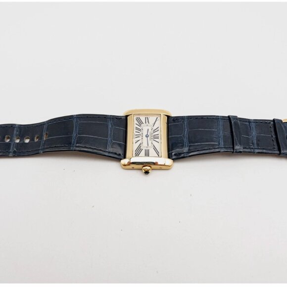 38mm 18k Yellow Gold Ladies Cartier RARE Divan Watch - Picture 5 of 7